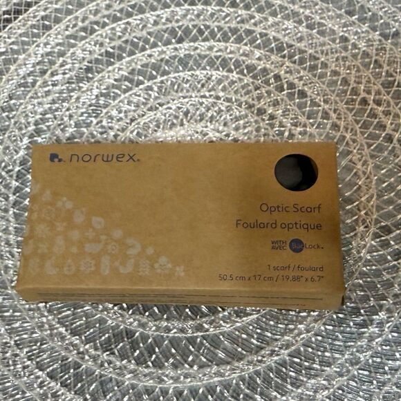 Norwex Pewter Optic Scarf NWT - Picture 8 of 12